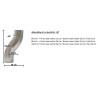 Mazzonetto zinken bocht 40 graden - Ø80 mm