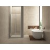 Maki nisdeur vouwbaar links 800 x 2000 x 8 mm nano helder glas/chroom