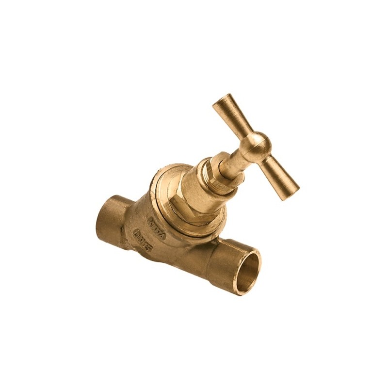 BONFIX Stopkraan soldeer 22 mm zonder aftapgelegenheid